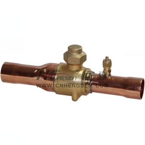 Refrigeration Ball Valve 1-1/8" with Needle Air Conditioner Parts Refrigeration Parts Refrigeration